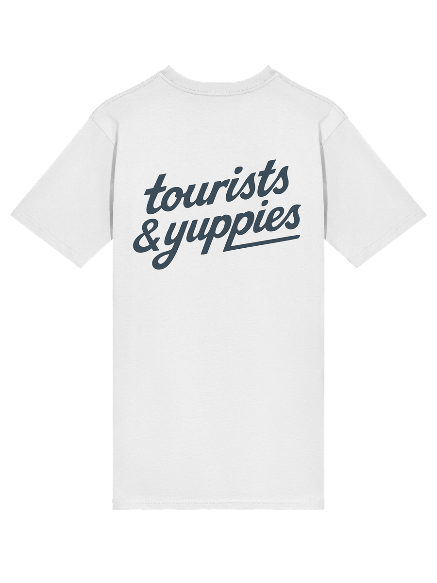 Tourist & Yuppies Printed Premium Heavyweight White Tee product image (4)