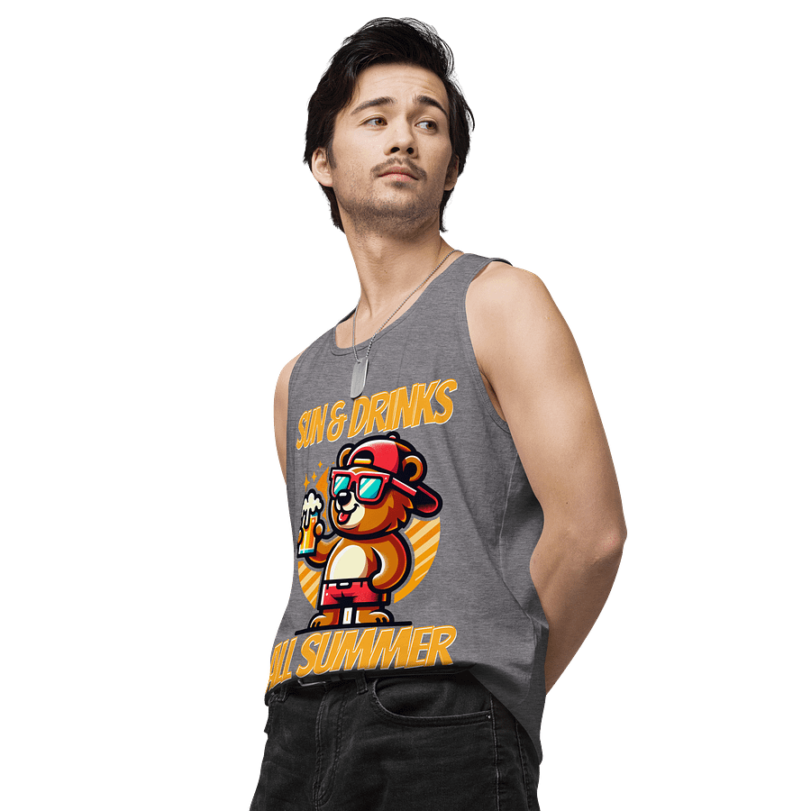 Summer Vibes Bear Tank Top product image (63)