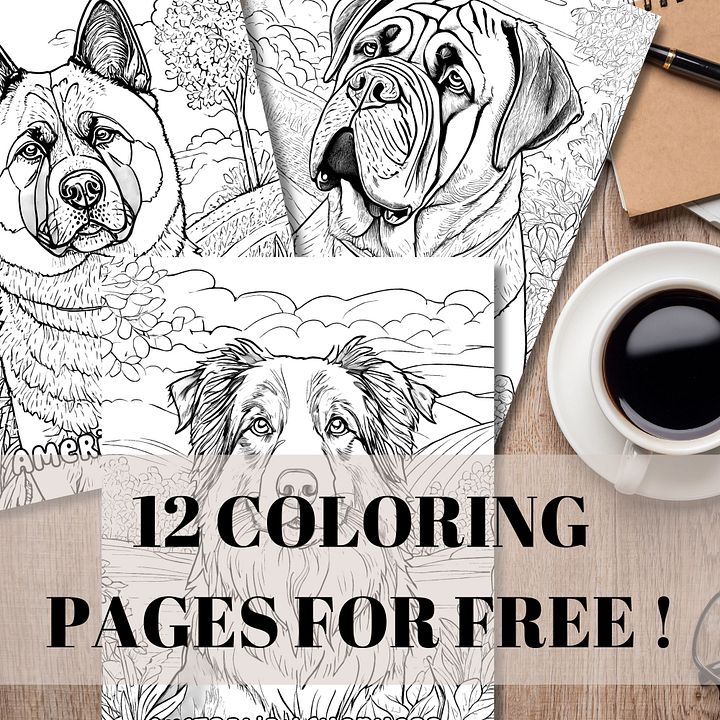 Dog Breed Coloring Pages product image (1)