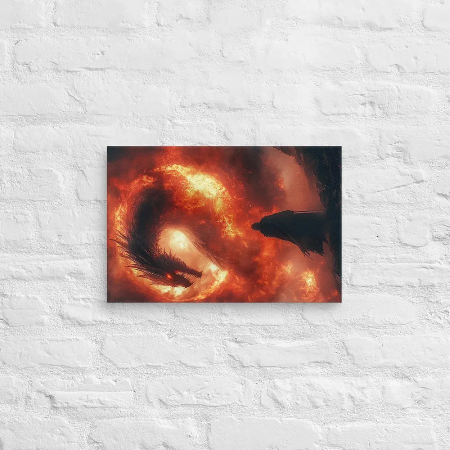 Fire dragon wanderer - Canvas product image (2)