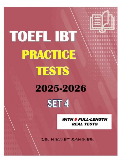 TOEFL PRACTICE TESTS - SET 4 (PDF EBOOK) product image (1)