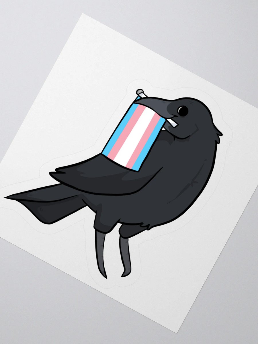 Trans Crow Sticker product image (2)