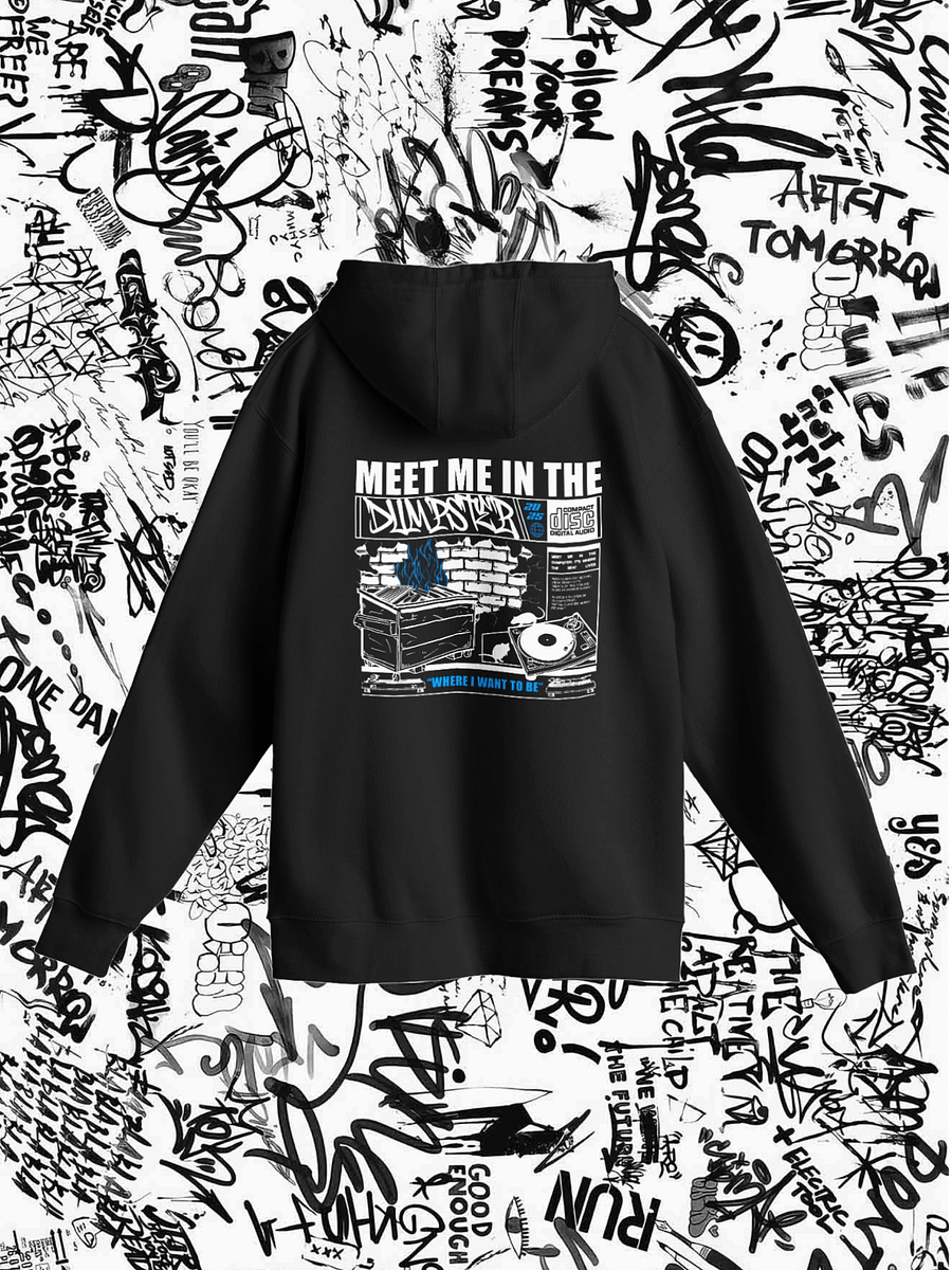 Dumpster Diver Hoodie (Black) product image (4)