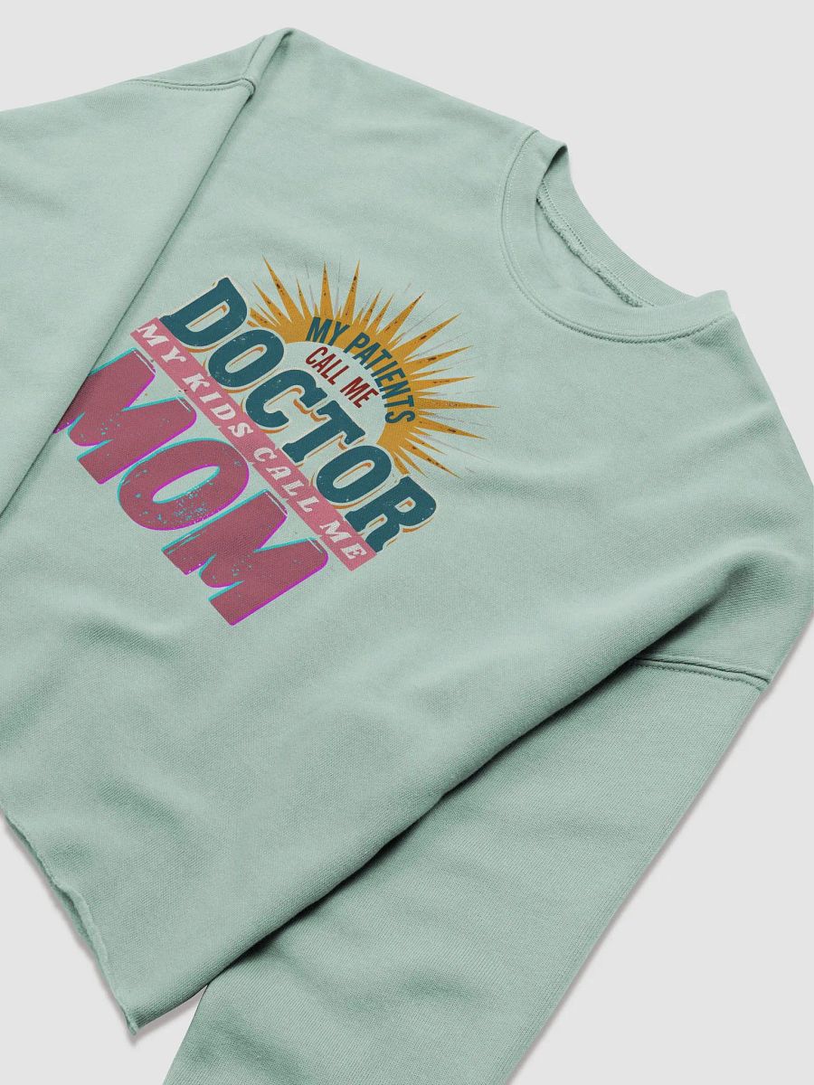 Mom and Doctor Fleece Crop Sweatshirt product image (14)