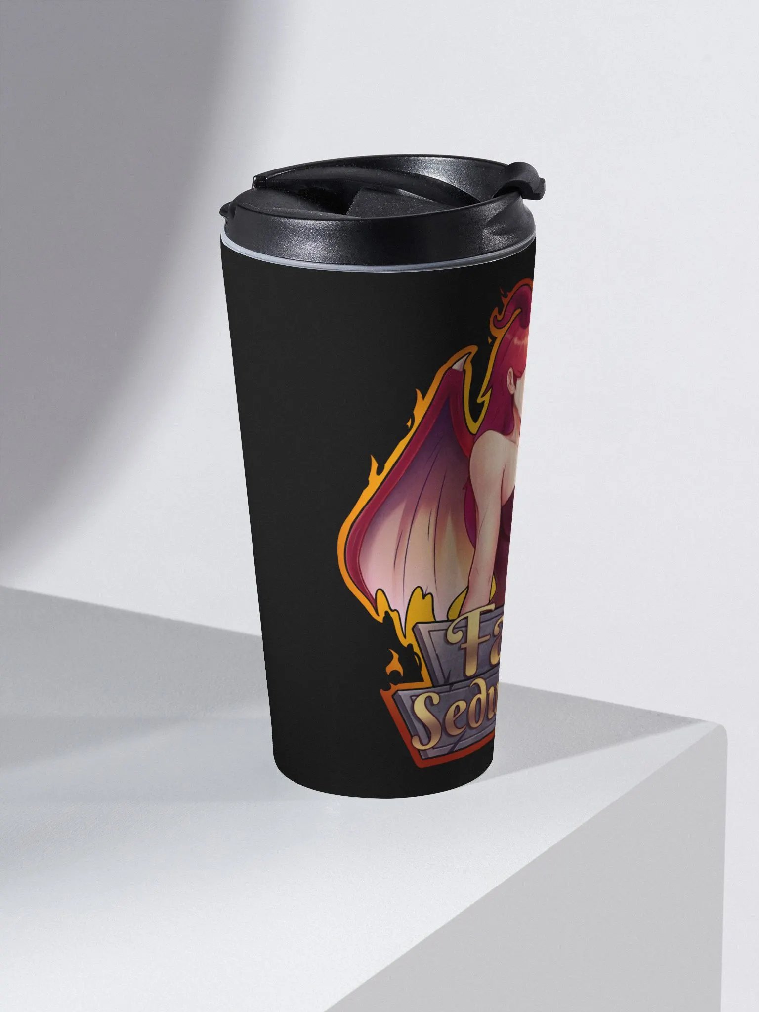 Affiliate Stainless Steel Travel Mug Black product image (2)