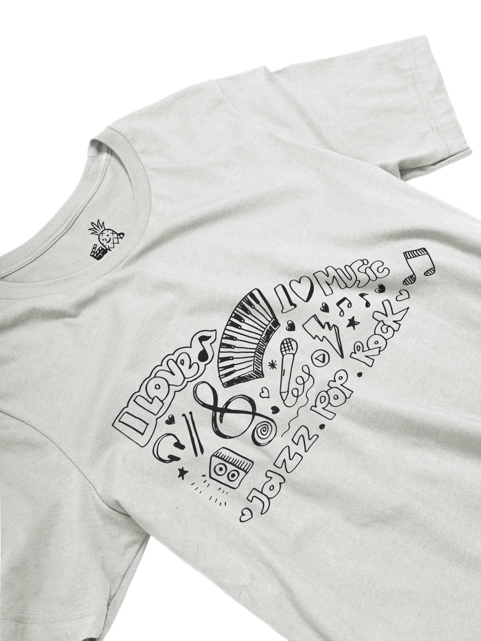 I Love Music: Jazz, Pop, Rock Unisex T-Shirt product image (29)