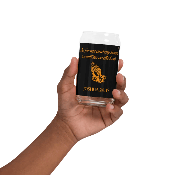 Prayer Hands Can-Shaped Glass product image (32)