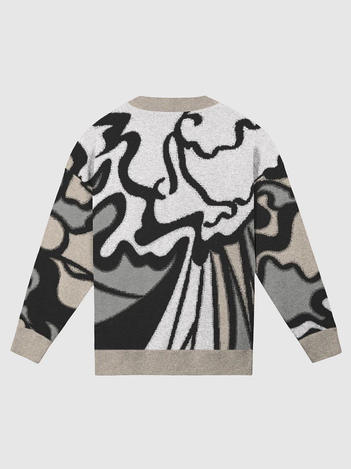Swirling Comfort Relaxed Sweater - Wave at Sunset product image (7)