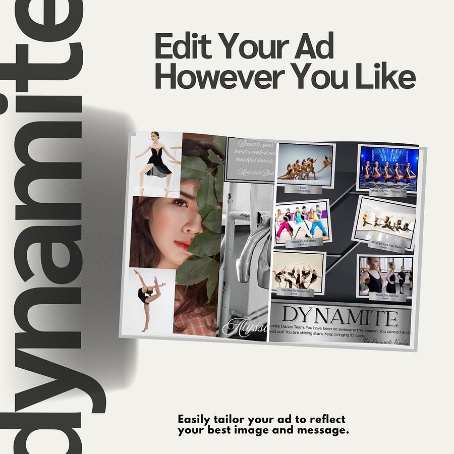 Dynamite Dance Program Ad product image (3)
