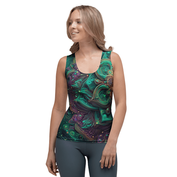 Patterned petals tank top product image (1)