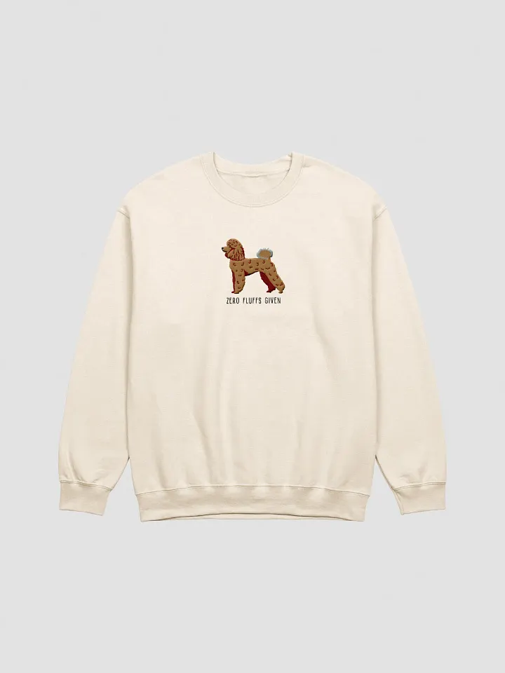 Zero Fluffs Given Sweatshirt (Embroidered) of a Mini Poodle product image (13)