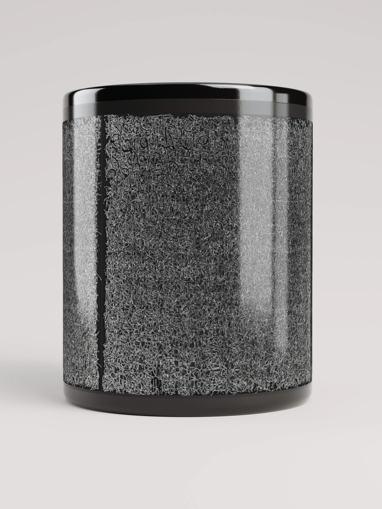 Rug Rag Reversed black glossy mug product image (5)