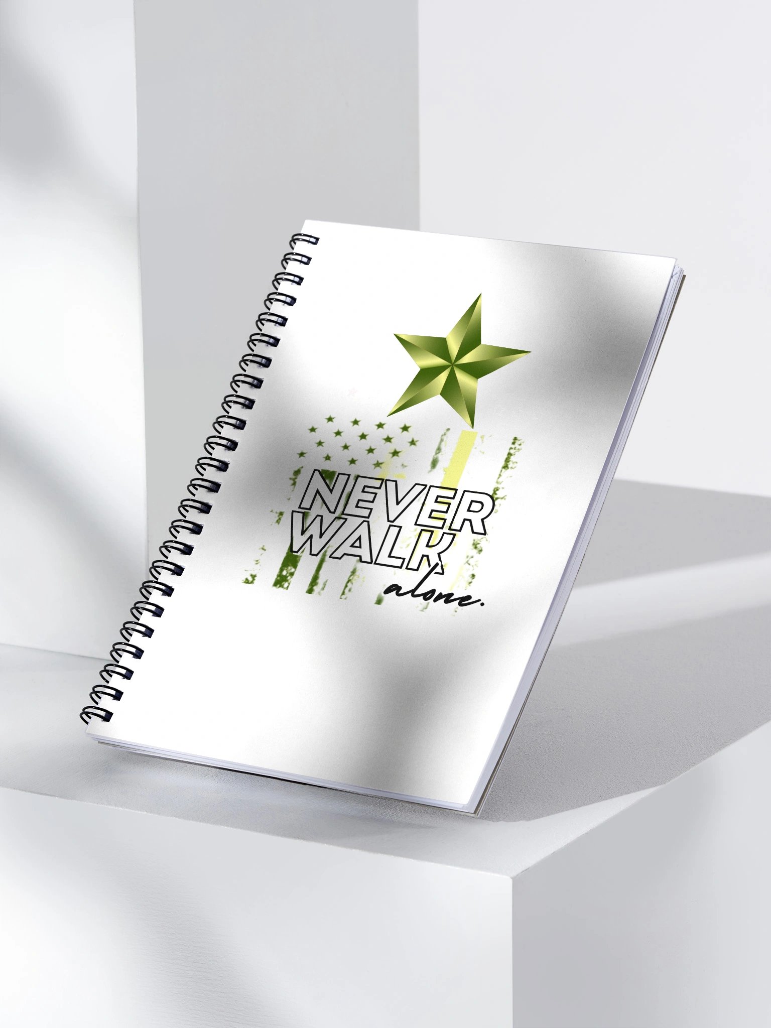 NEVER WALK ALONE SPIRAL NOTEBOOK product image (3)