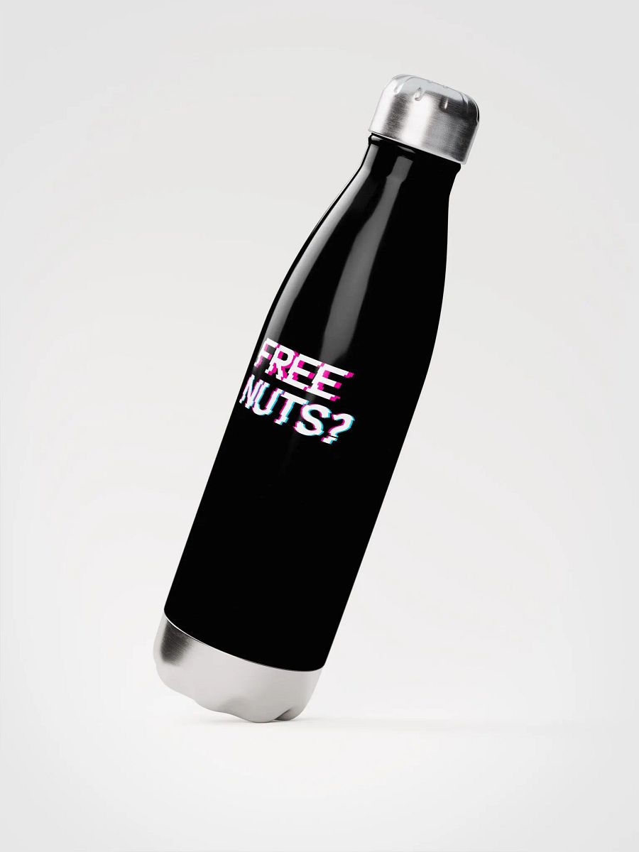 Free Nuts? Black Stainless Steel Water Bottle product image (2)