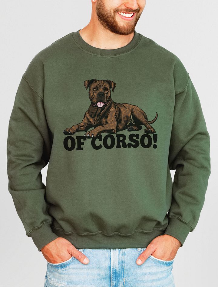 Of Corso! Sweatshirt of a Cane Corso (Brindle) | Funny Shirt for Cane Corso Paw-rents product image (13)