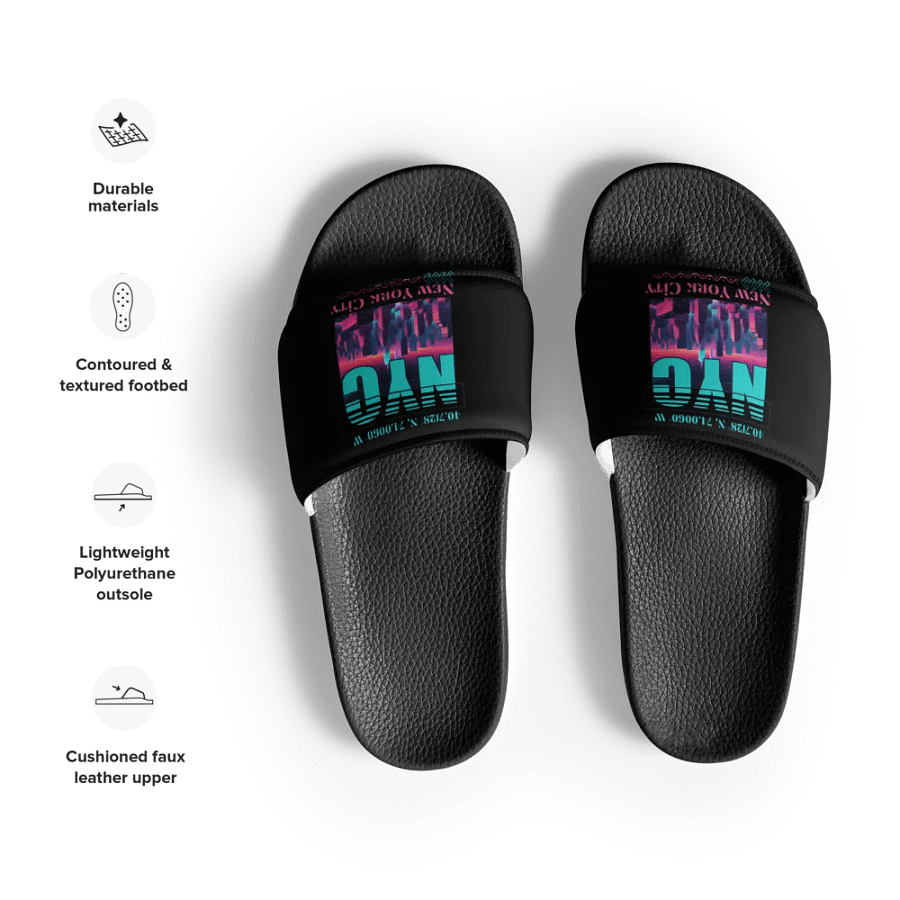 NYC New York City Graphic Women's Slides product image (6)