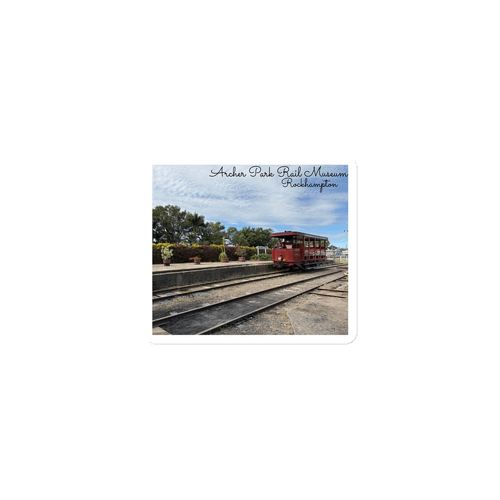 Archer Park Rail Museum Purrey Steam Tram Magnet product image (1)