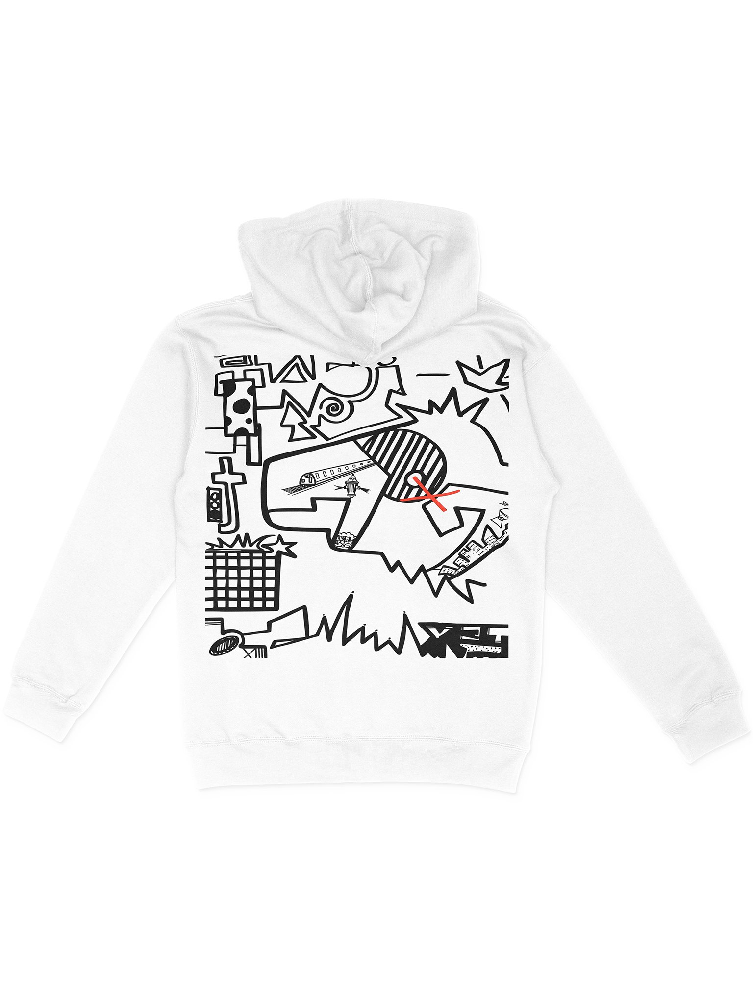 Jwashere Hoodie - White product image (2)