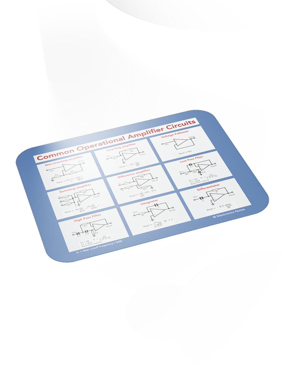 Operational Amplifier Circuits Mouse Mat product image (4)