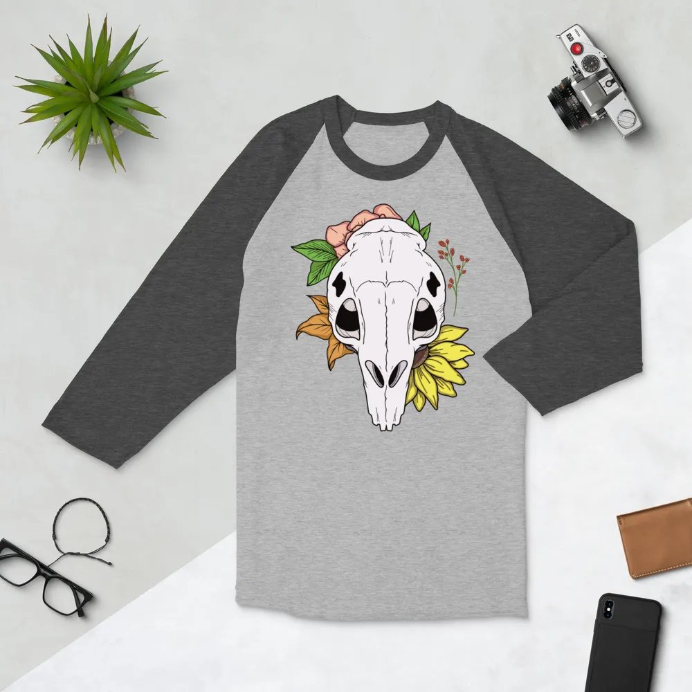 Capy Skull Raglan Tee product image (6)