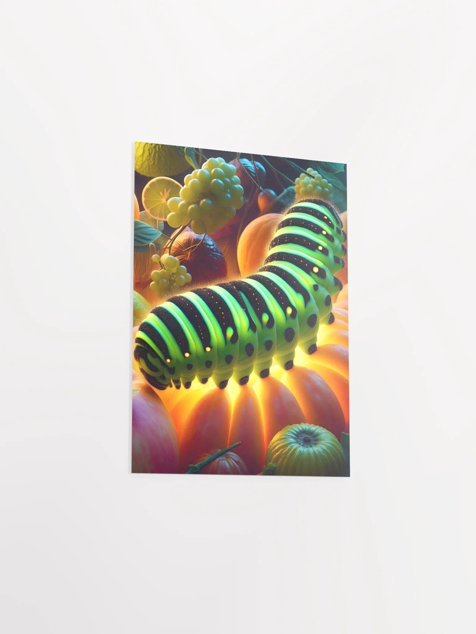Glowing Caterpillar Fantasy Poster product image (18)
