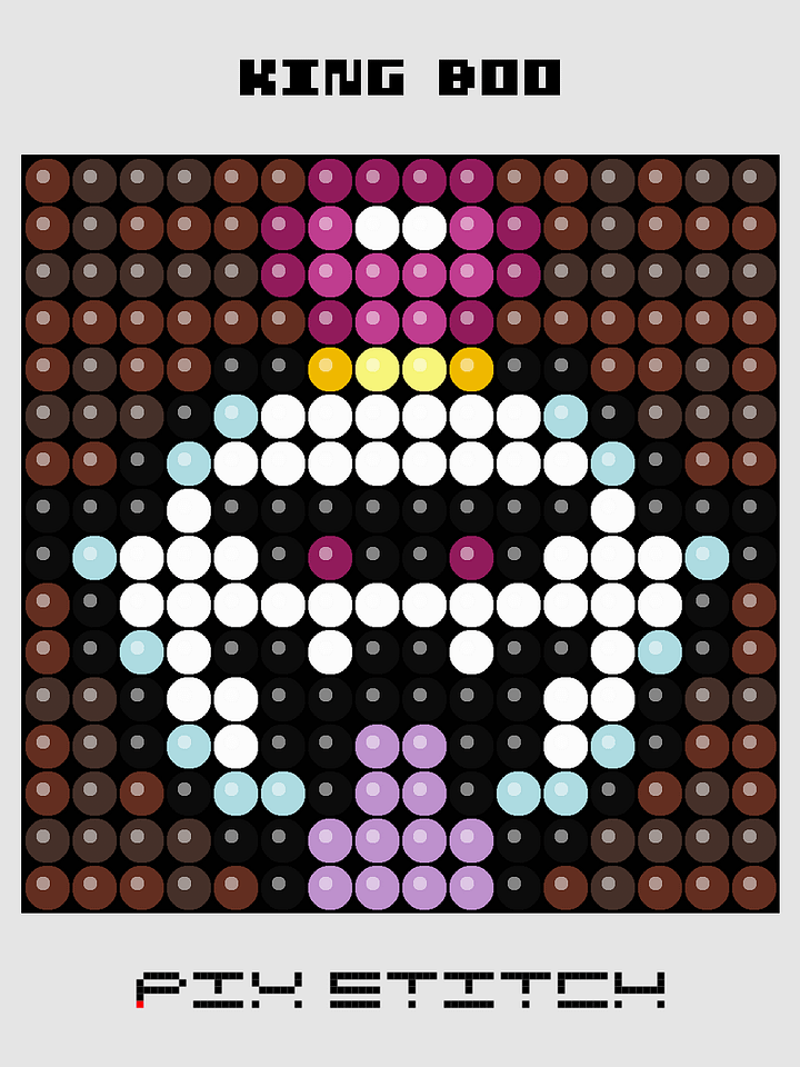 King Boo Pixel Art product image (1)