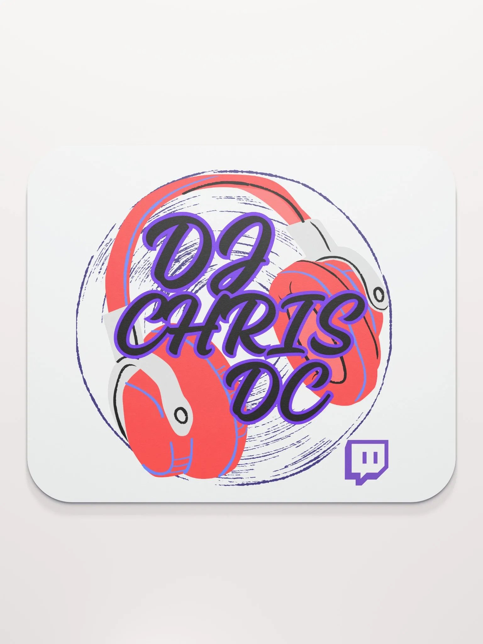 Mouse Pad With Red Graphic product image (2)