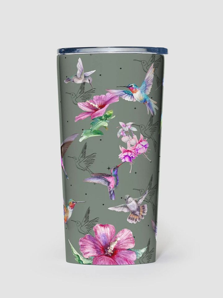 Vibrant Hummingbird Haven Tumbler gift for hummer lovers friends moms ladies product image (1)