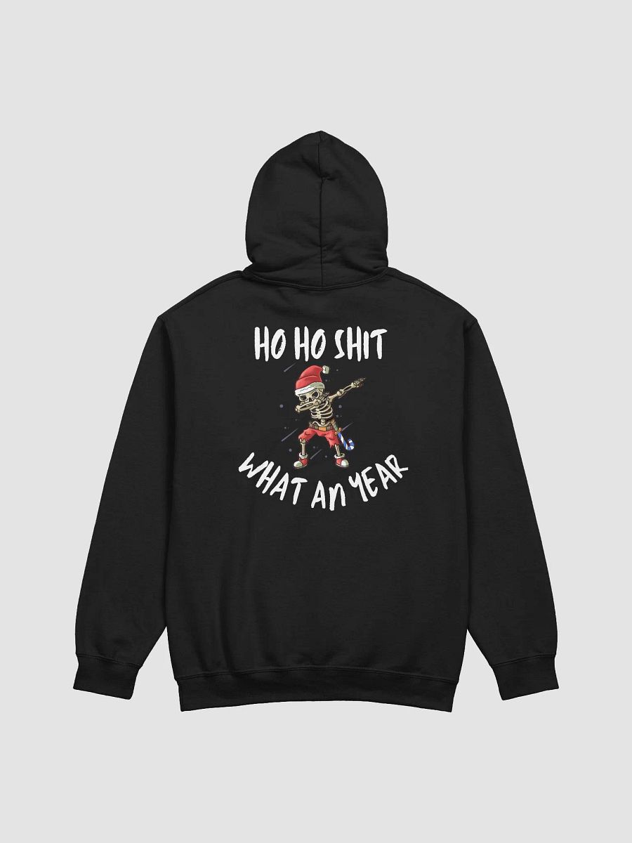Santa Skeleton Dab Funny Back Quote Printed Hoodie product image (3)