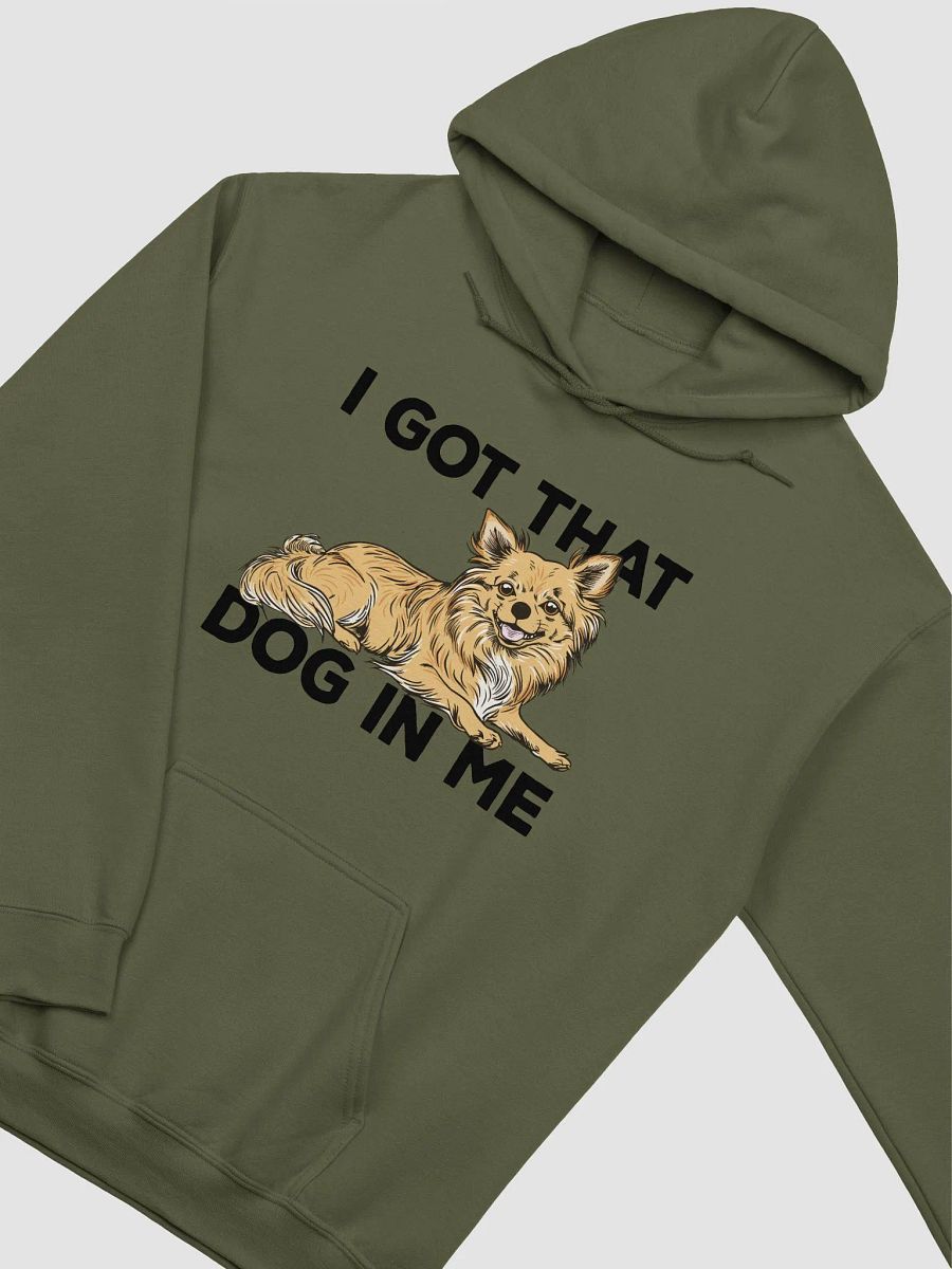 I Got That Dog in Me Hooded Sweatshirt of a Chihuahua(Longhaired) | Funny Hoodie for Chihuahua Paw-rents product image (17)
