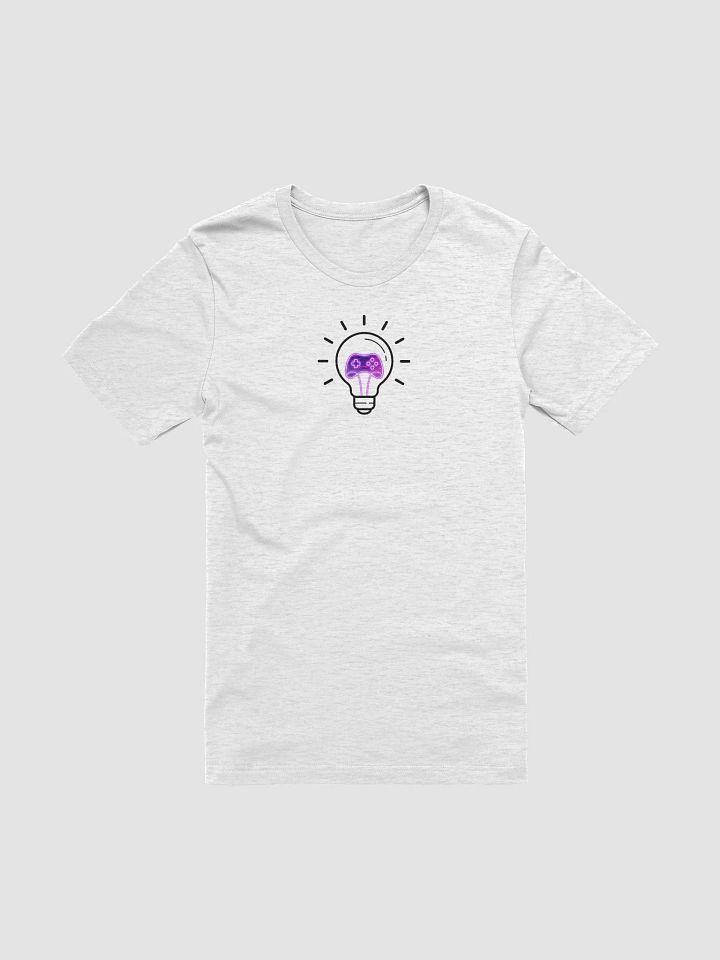 Lightbulb logo light T-shirt product image (1)