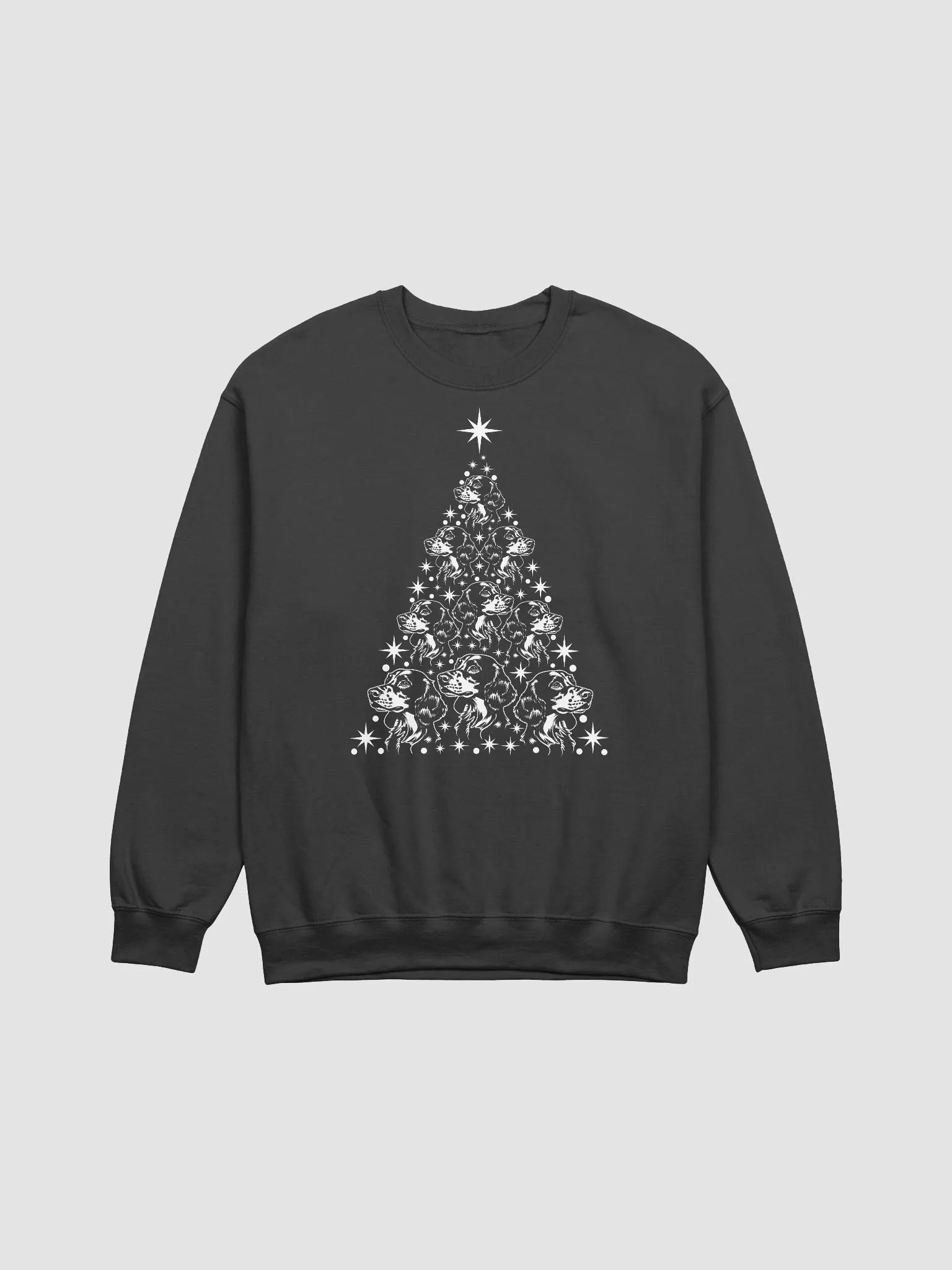 English Setter Christmas Tree Sweatshirt Design for English Setter Paw-rents product image (3)