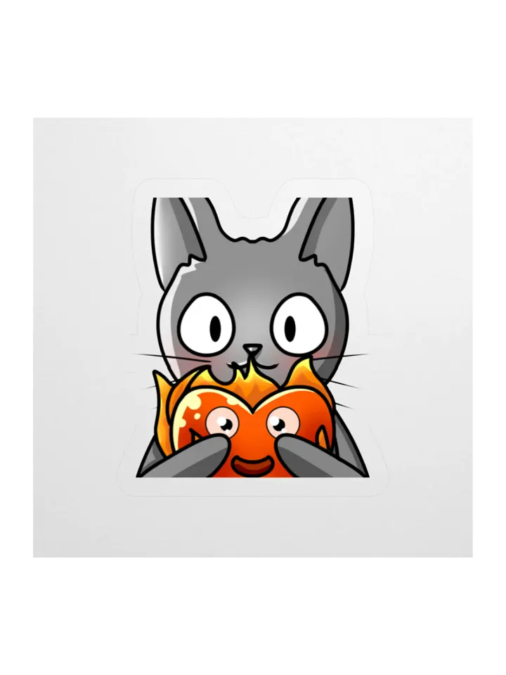 The Snaggletooth Heart Sticker product image (1)
