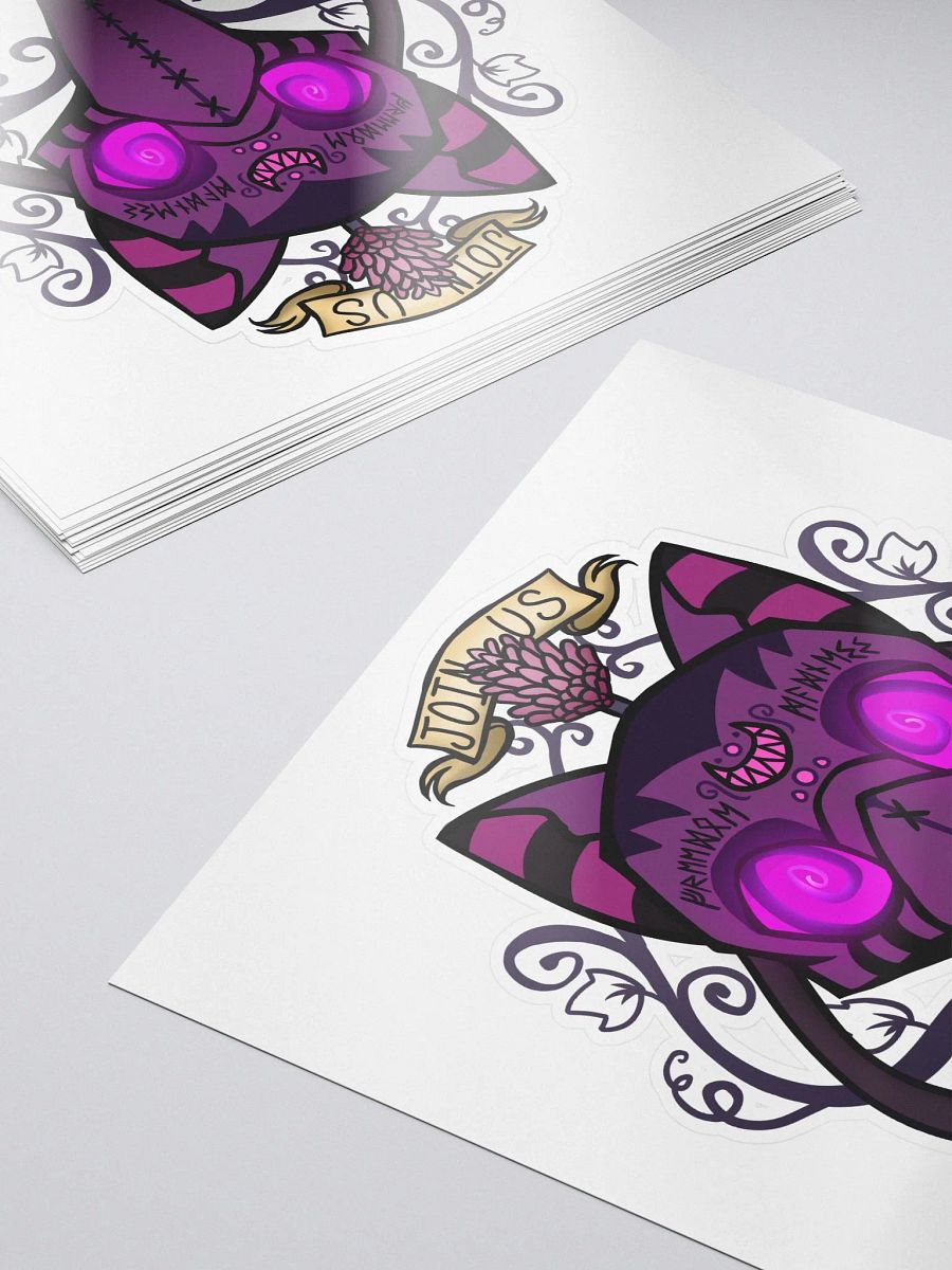 Cult of the Grinner Sticker - Neon glow product image (5)