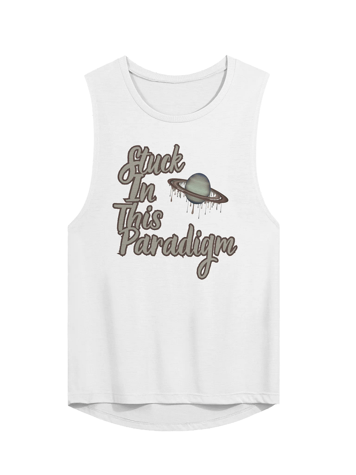 Stuck In This Paradigm Saturn Flowy Tank Top product image (1)