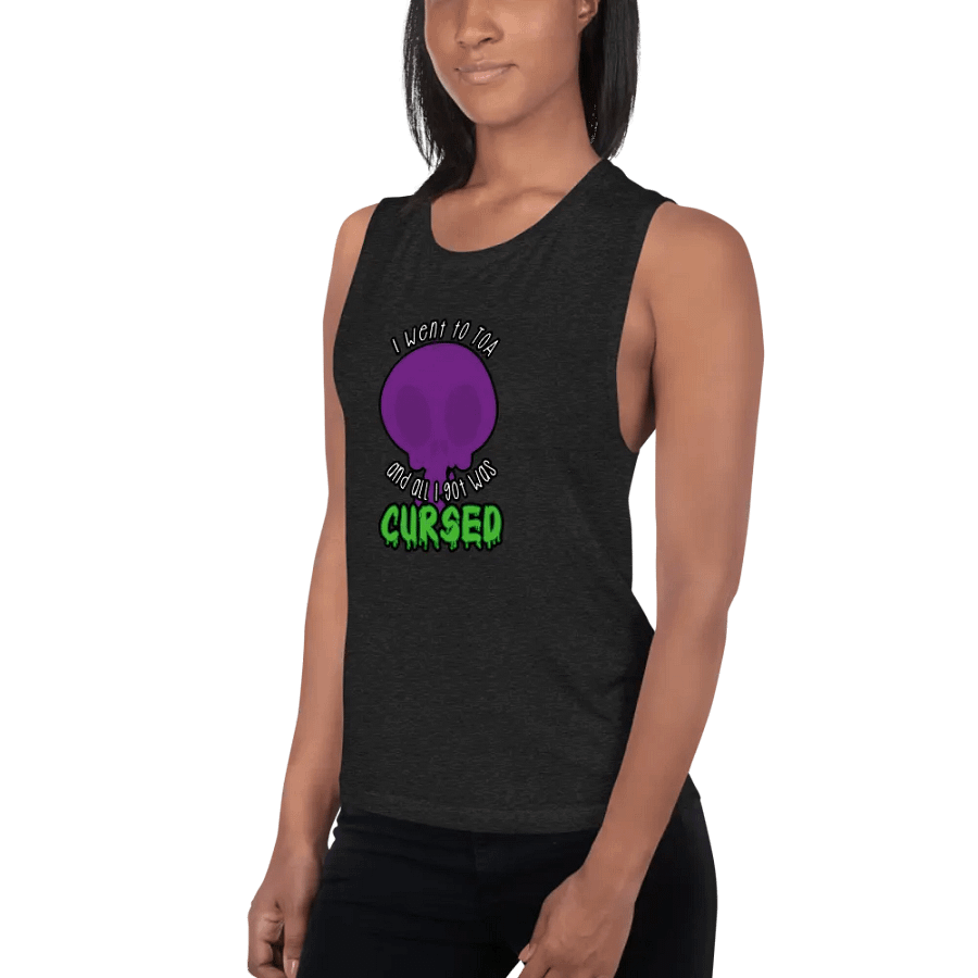 All I Got Was Cursed - Demon Hunter - Women's Style Muscle Tank product image (4)