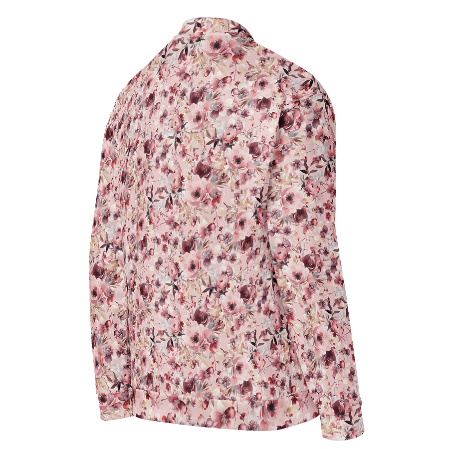 Pink Roses Garden Bomber Jacket product image (4)