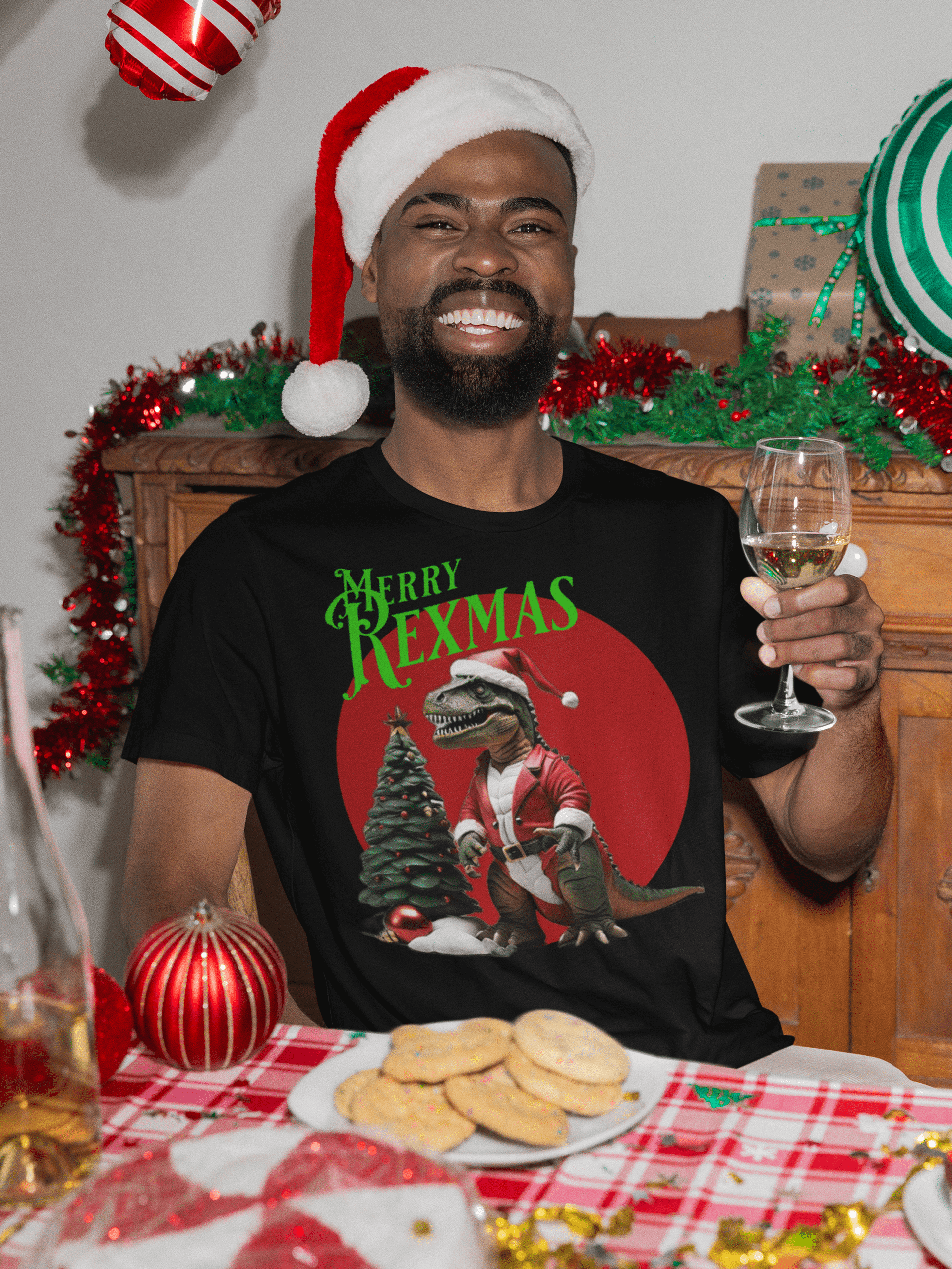 Merry Rexmas - Funny Christmas Shirt product image (3)