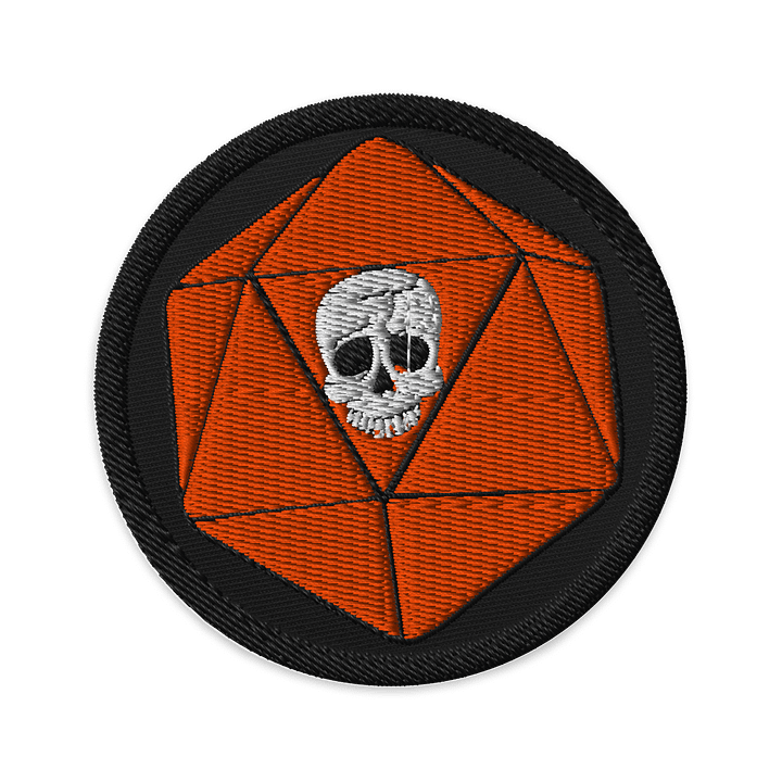 Skull Dice – Embroidered Patch product image (1)