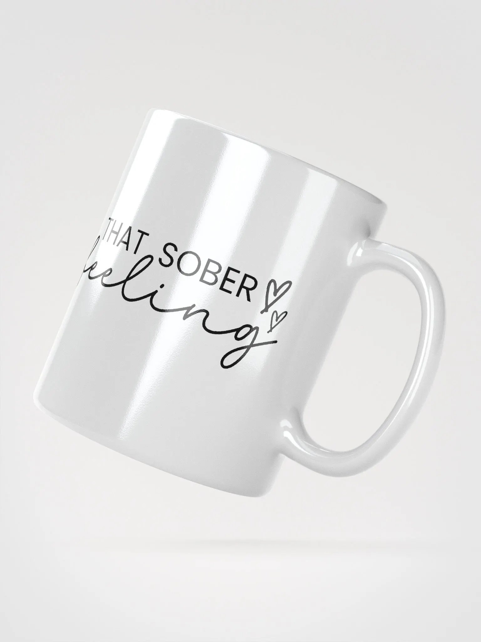 That Sober Feeling, Minimal Addiction Recovery Awareness Mug product image (2)