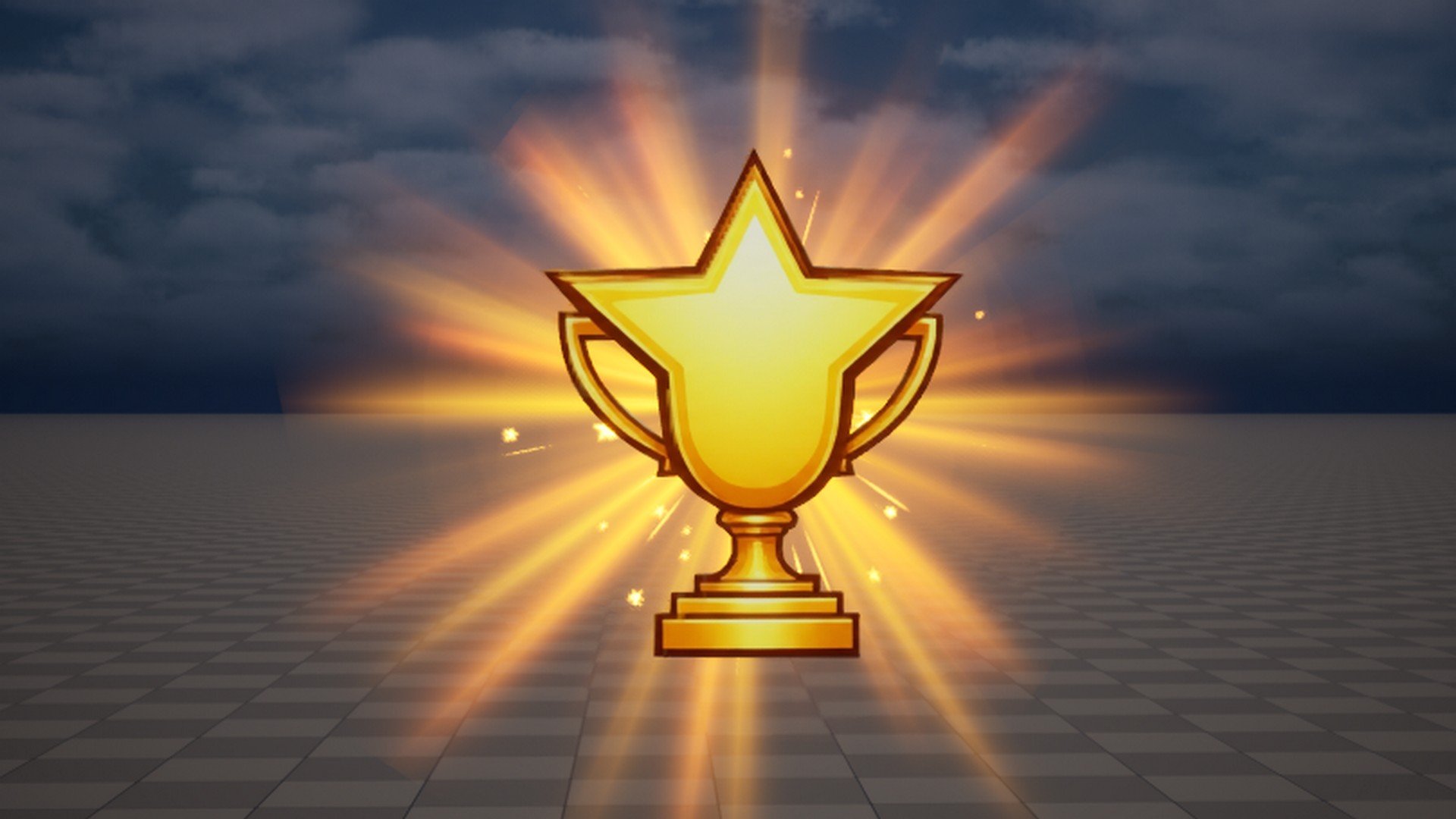 Trophy / Achievement Unlocked VFX in Unreal Engine 5 Niagara product image (1)