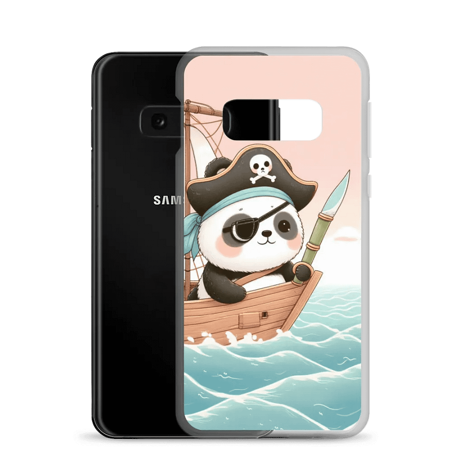 Pirate Panda Samsung® Clear Case product image (21)