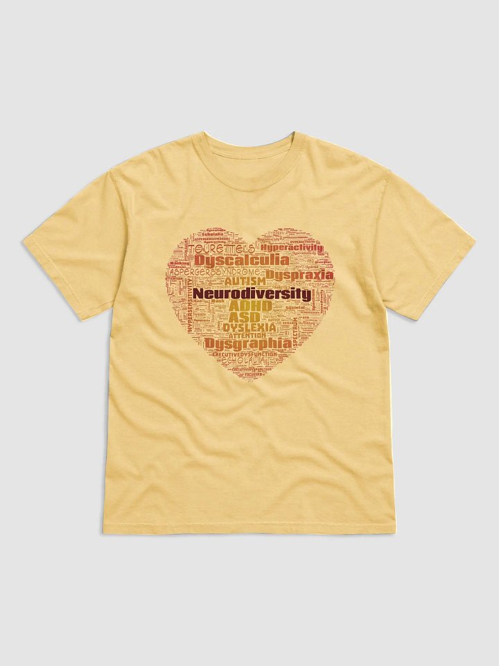 Neurodiversity Heart Regular T-Shirt Light product image (2)