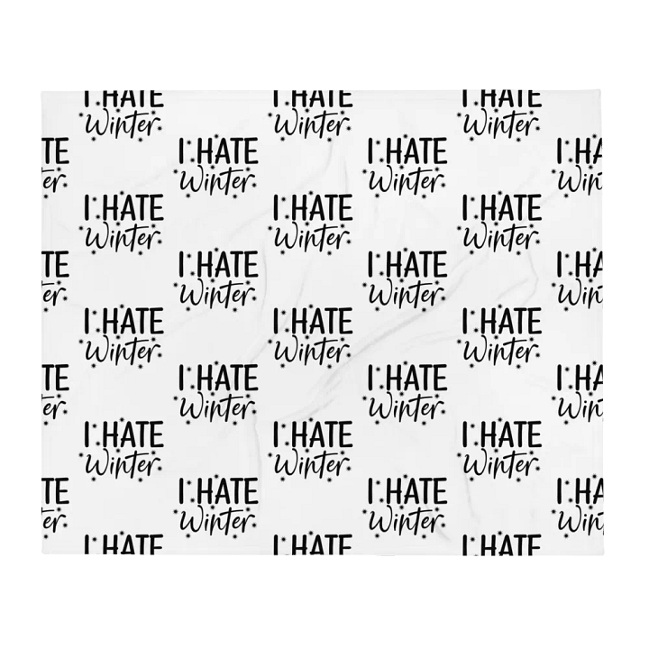 I Hate Winter Blanket product image (1)