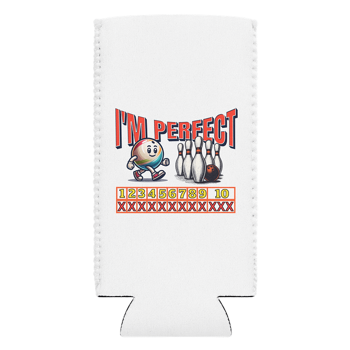 Im Perfect Bowling Strike Can Cooler product image (1)
