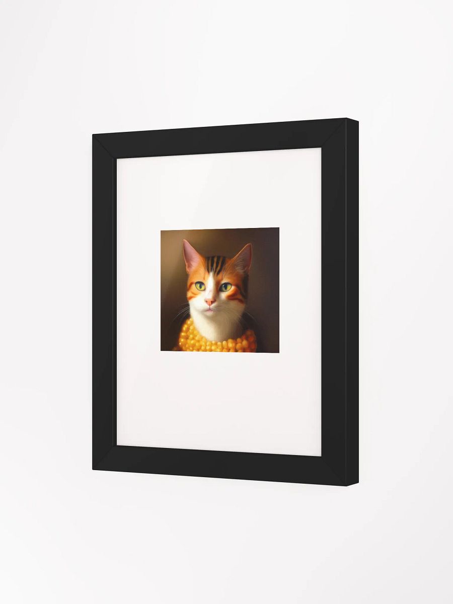 Striped Feline Charm Matte Artprint product image (14)