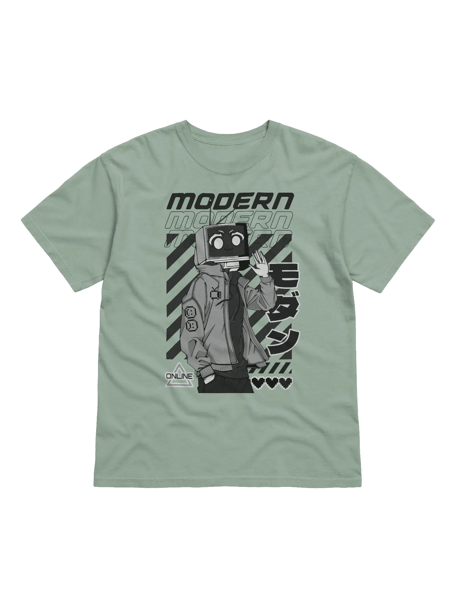 Modern Broadcast Monochrome Tech T-Shirt product image (1)