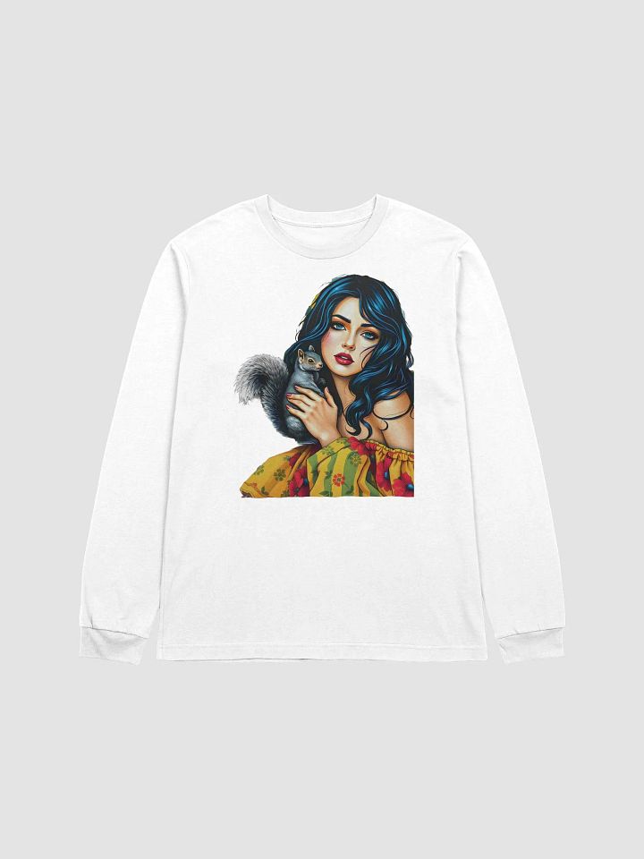 Enchanting Squirrel Whisperer Long Sleeve Tee product image (1)