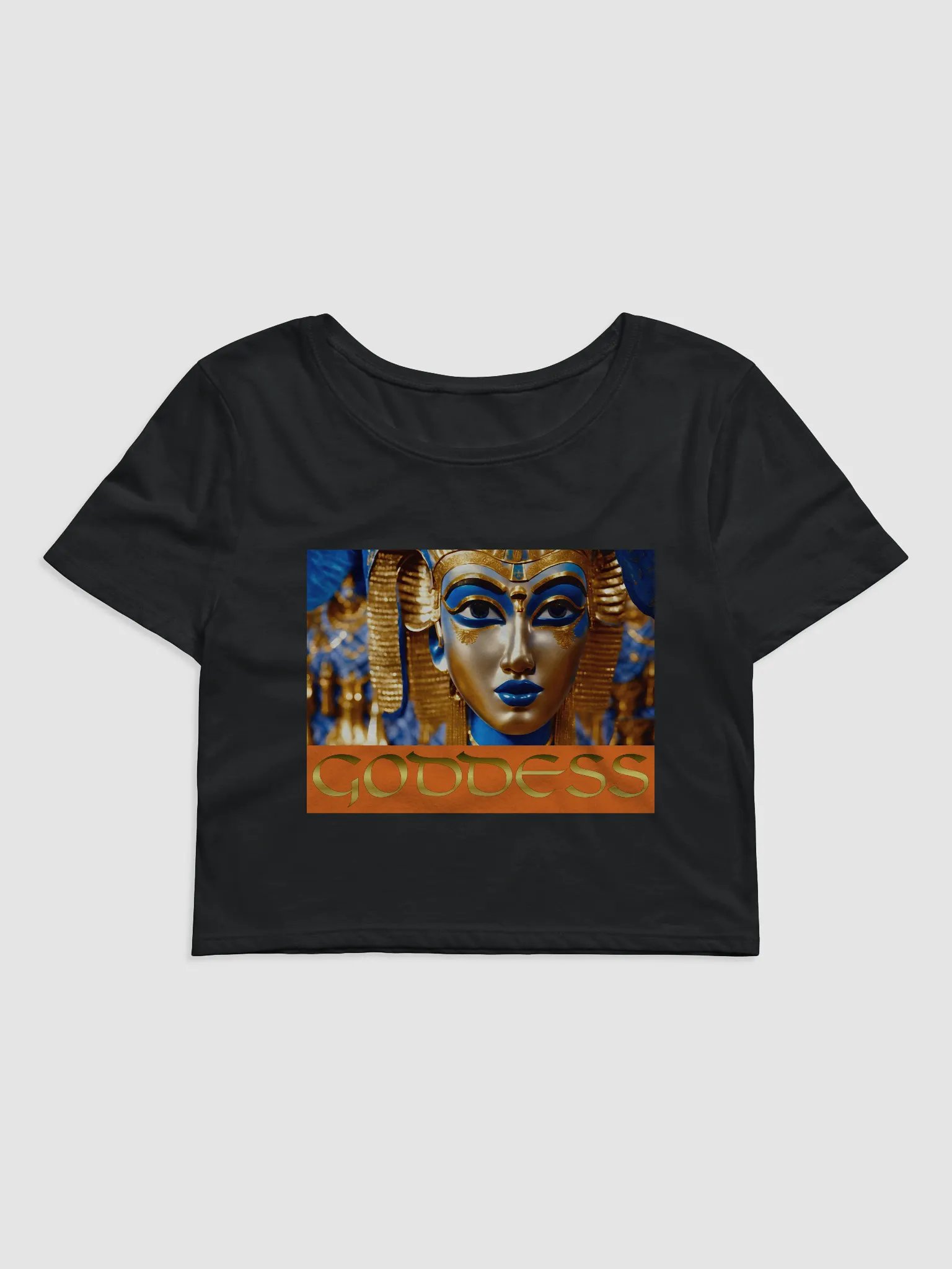 Deekstar Gold Goddess 2 Bella Canvas Women's Crop Tee product image (1)