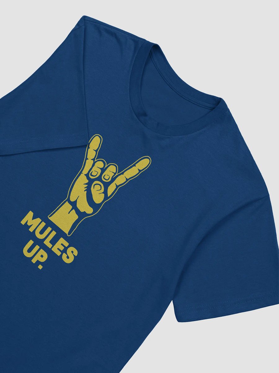 Mules Up Tee on Blue product image (3)